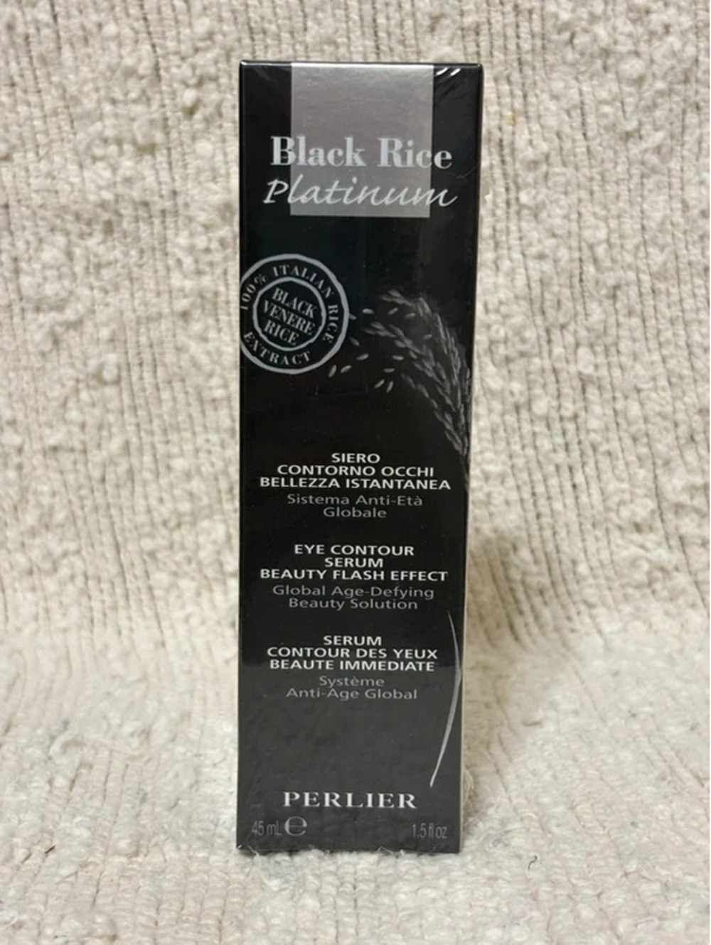 Perlier Black Rice Eye Contour Serum 1.5 fl oz Brand New In Box Sealed